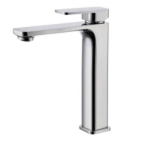 Solid Brass Chrome Tall Basin Mixer Tap Bathroom Basin Tap Sink Faucet