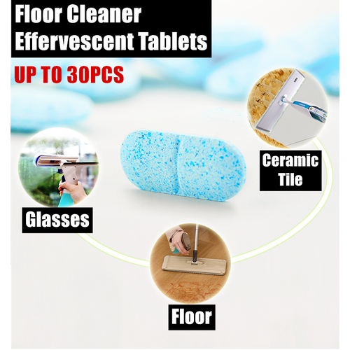 BOOMJOY Natural Floor Cleaner Effervescent Tablets for Hardwood Tiles Glass