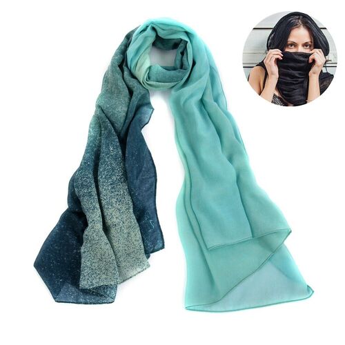 Women Fashion Accessory Scarf Solid Lightweight Shawls Wraps Face Scarf Gift