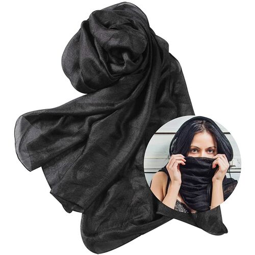 Women Fashion Accessory Scarf Lightweight Shawls Wraps Face Scarf Gift