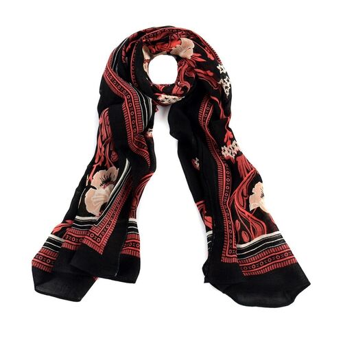 Women Fashion Accessory Bohemia/Vibrant Designer Print Everyday Scarf