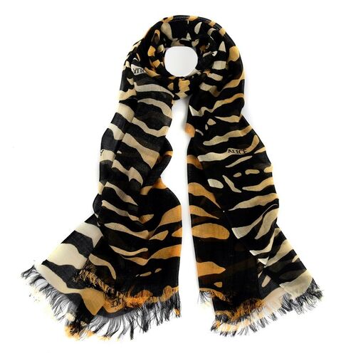 Women Fashion Accessary Street/Trendy Style Tiger Print Scarf