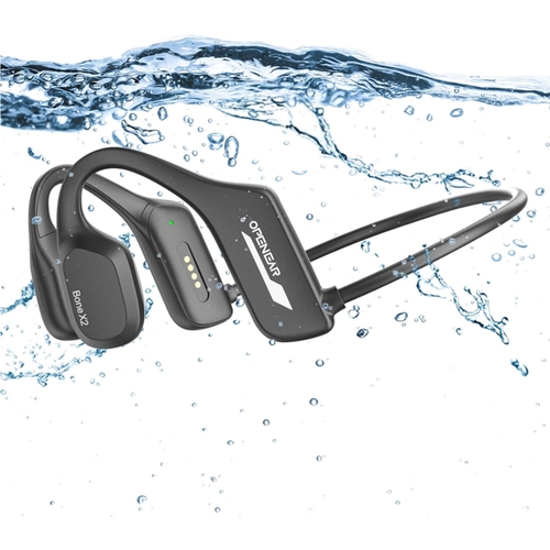 Swimming Headphones Open Ear Bone Conduction Sports Headphones Bluetooth 5.3 Wireless Earphone IP68 Waterproof Underwater for Running Swimming Cycling